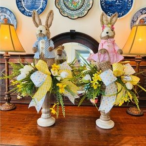 Easter Bunny Candlesticks